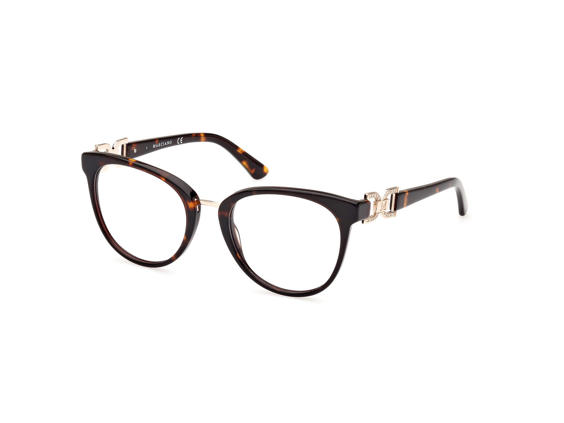 Occhiali da vista guess by marciano gm0392 052 havana round femenino taglia 53mm - Vista principale