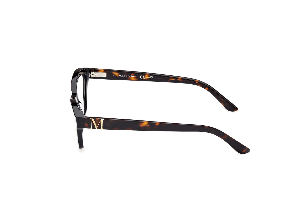 Occhiali da vista guess by marciano gm0396 005 negro cat eye femenino taglia 55mm - Vista dettagliata