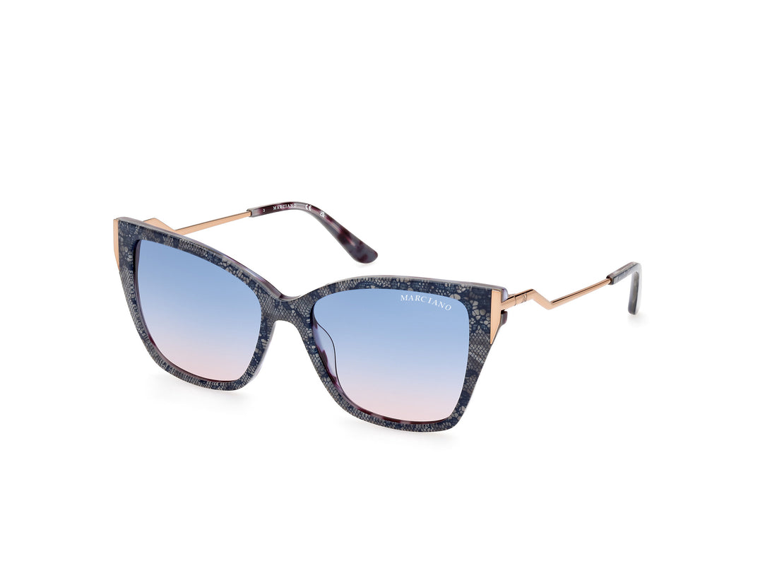 Gafas de sol guess by marciano gm0833 92w azul square femenino talla 55mm - Vista principal
