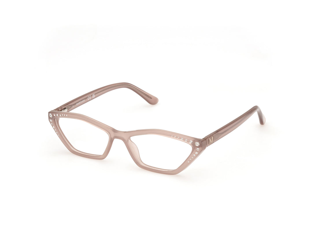 Occhiali da vista guess by marciano gm50002 059 beige geometric femenino taglia 54mm - Vista principale
