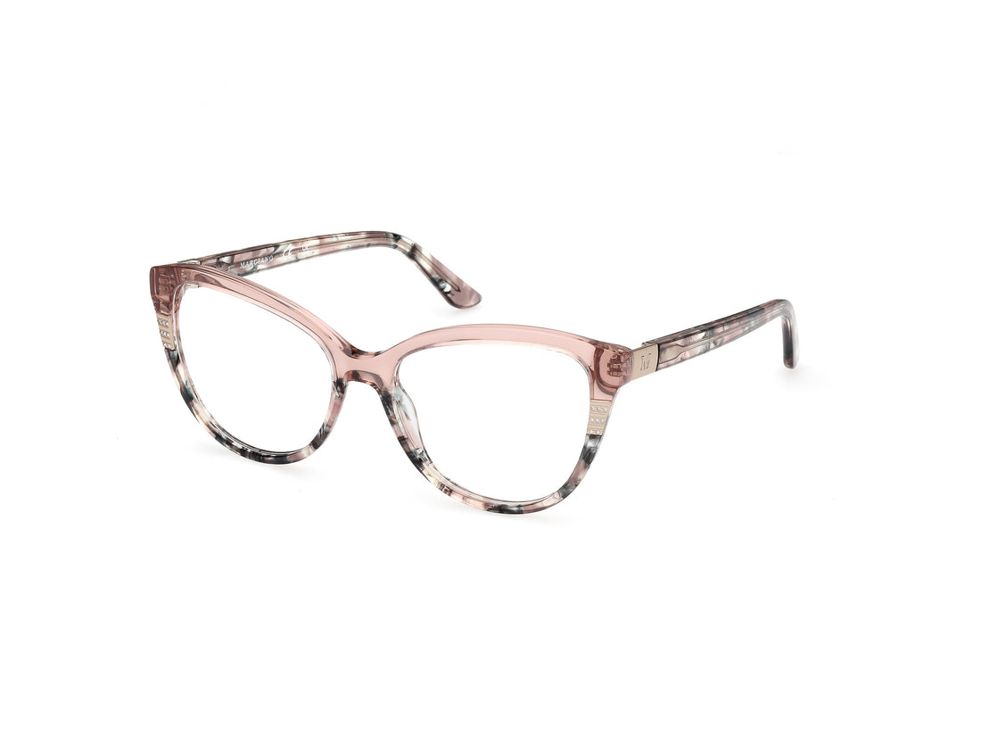 Brillen guess by marciano gm50011 053 havana cat eye femenino größe 54mm - Hauptansicht