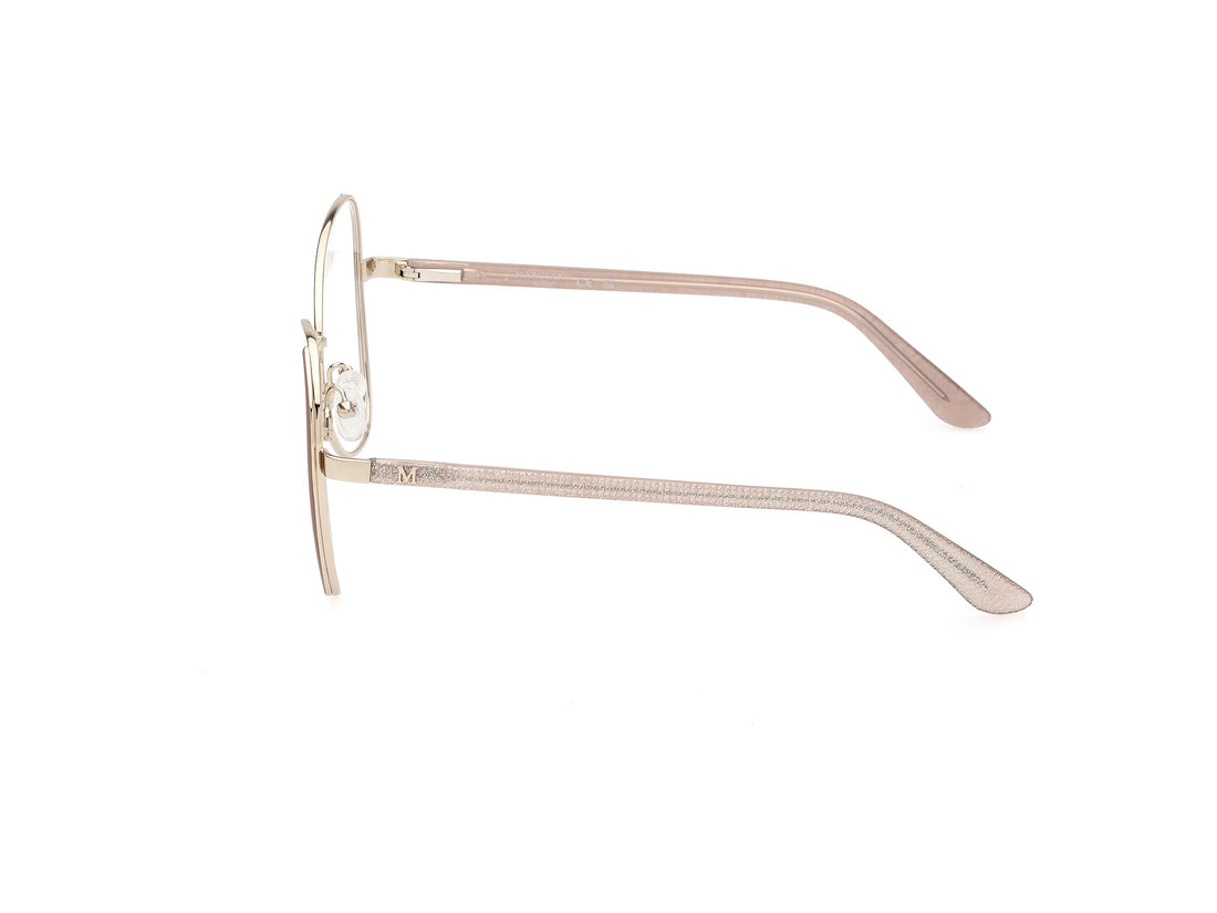 Brillen guess by marciano gm50015 059 beige butterfly femenino größe 56mm - Detailansicht