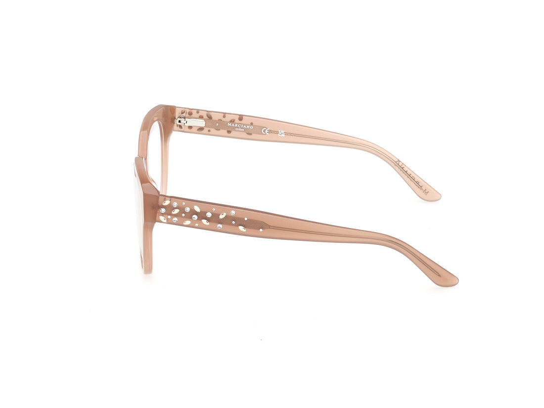 Brillen guess by marciano gm50017 059 beige square femenino größe 52mm - Detailansicht