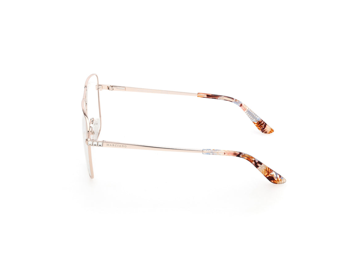 Brillen guess by marciano gm50029 032 dorado navigator femenino größe 58mm - Detailansicht