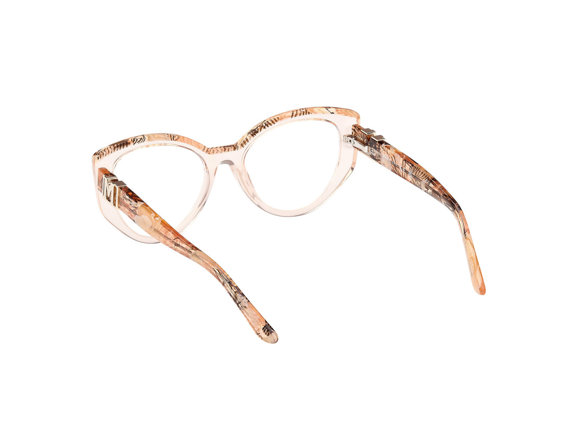 Brillen guess by marciano gm50031 059 beige cat eye femenino größe 54mm - Detailansicht