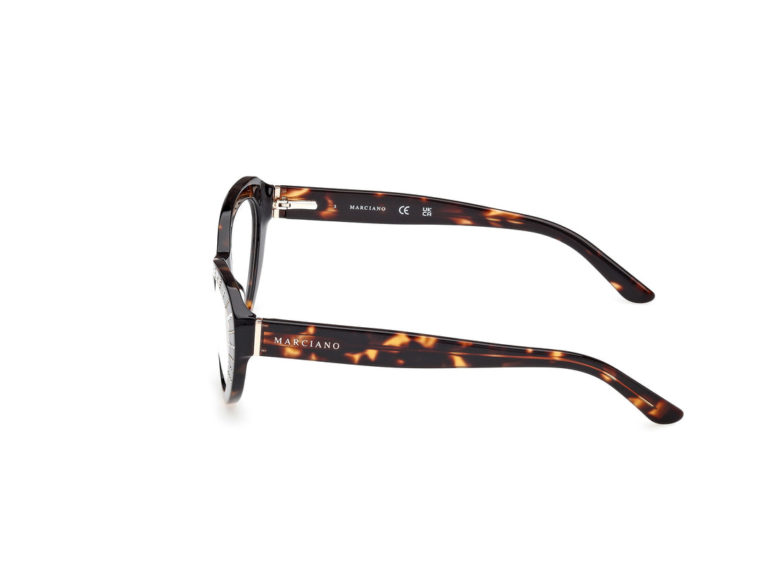 Brillen guess by marciano gm50035 052 havana oval femenino größe 53mm - Detailansicht