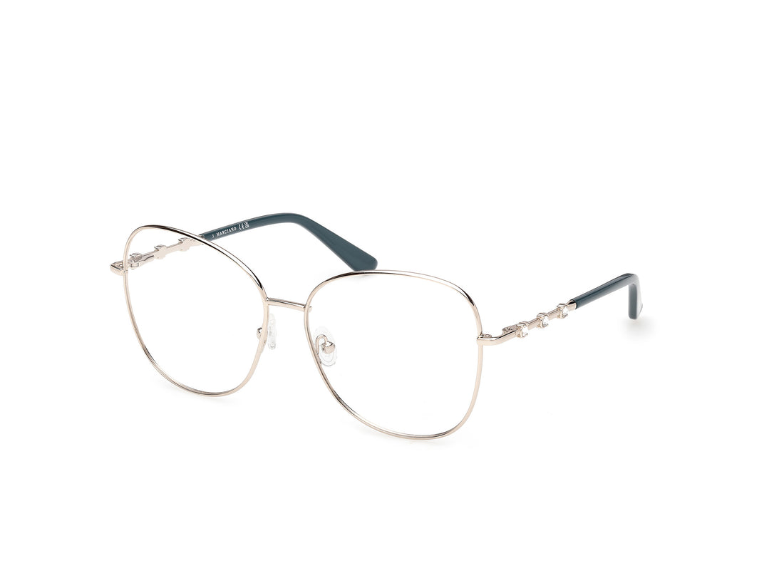 Prescription glasses guess by marciano gm50044 033 dorado butterfly femenino size 58mm - Main view
