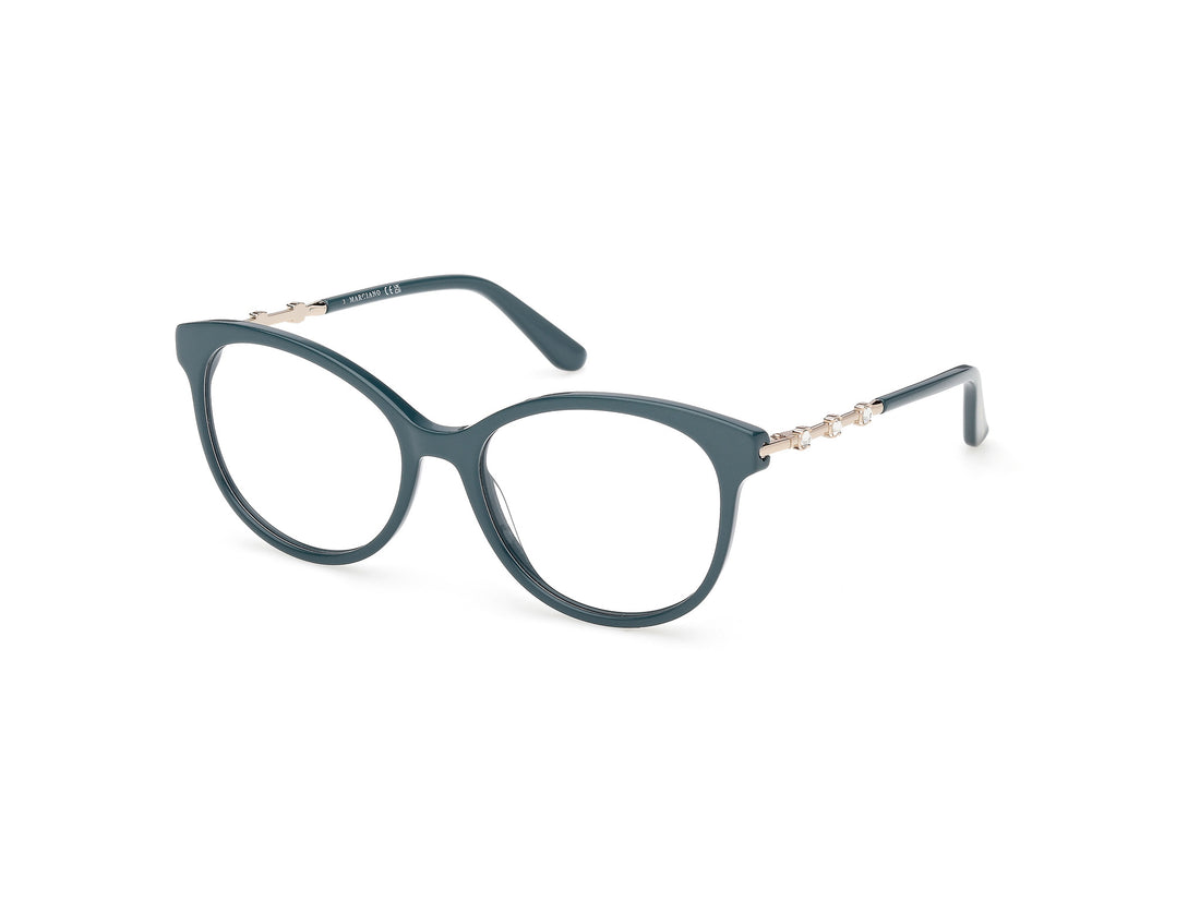 Prescription glasses guess by marciano gm50046 089 azul round femenino size 54mm - Main view