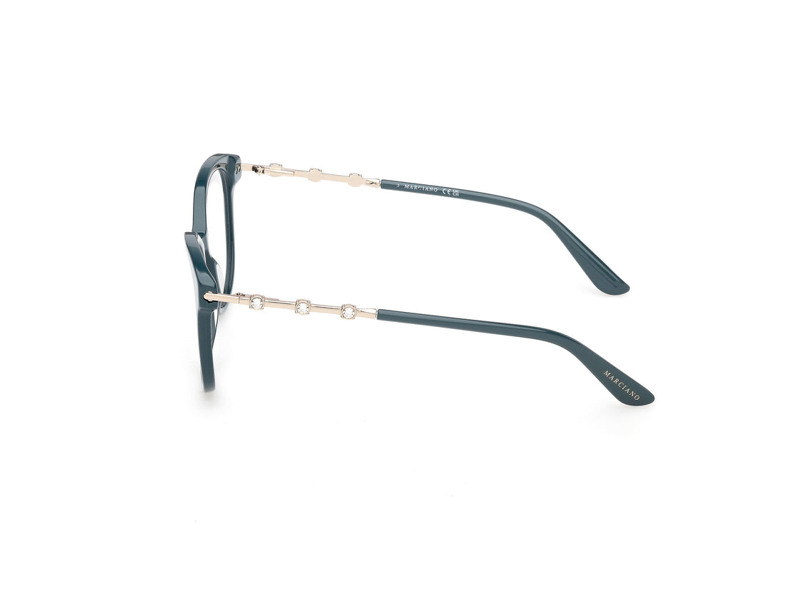 Prescription glasses guess by marciano gm50046 089 azul round femenino size 54mm - Detailed view