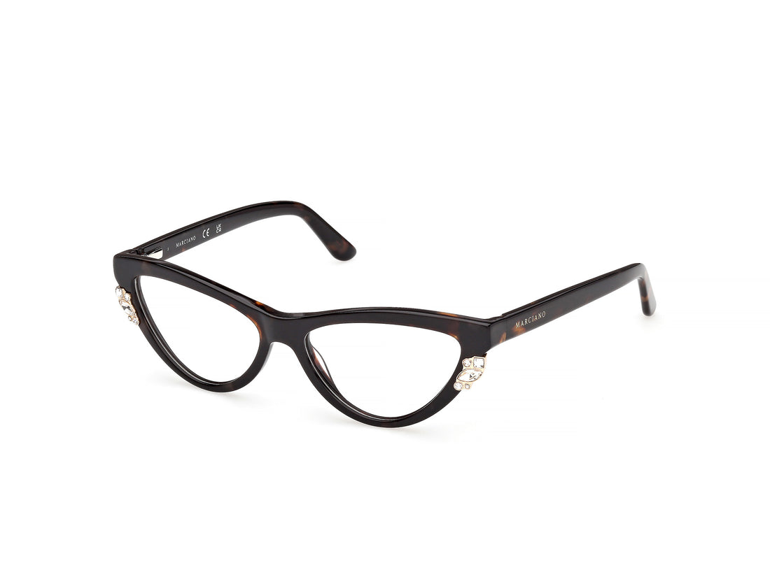 Occhiali da vista guess by marciano gm50047 052 havana cat eye femenino taglia 54mm - Vista principale