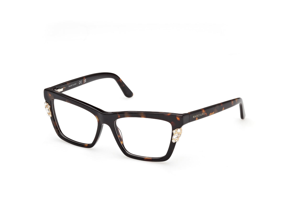 Occhiali da vista guess by marciano gm50048 052 havana rectangular femenino taglia 54mm - Vista principale