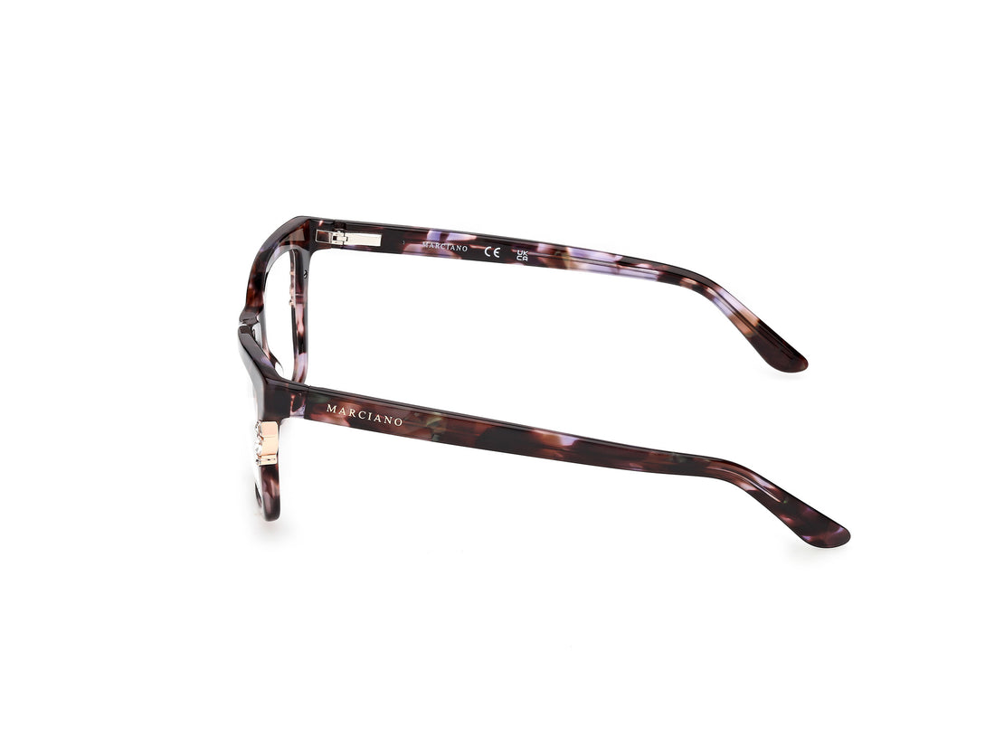 Occhiali da vista guess by marciano gm50048 083 violeta rectangular femenino taglia 54mm - Vista dettagliata