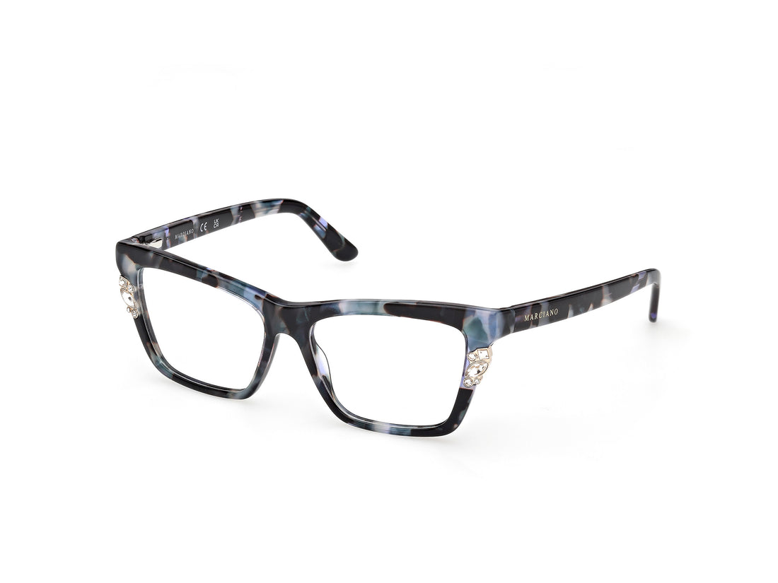 Occhiali da vista guess by marciano gm50048 092 azul rectangular femenino taglia 54mm - Vista principale
