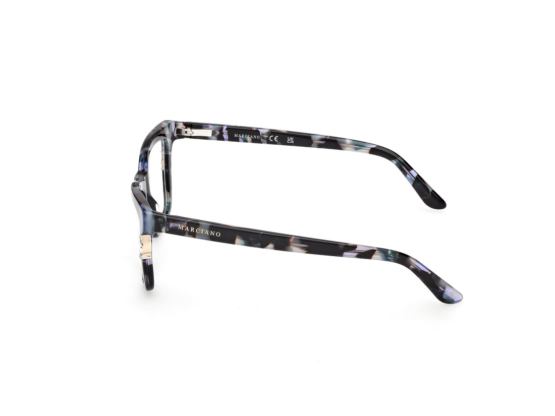 Occhiali da vista guess by marciano gm50048 092 azul rectangular femenino taglia 54mm - Vista dettagliata