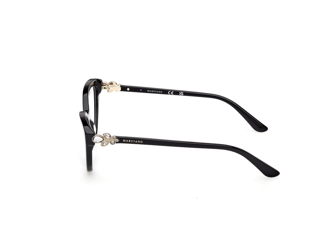 Occhiali da vista guess by marciano gm50049 001 negro cat eye femenino taglia 52mm - Vista dettagliata