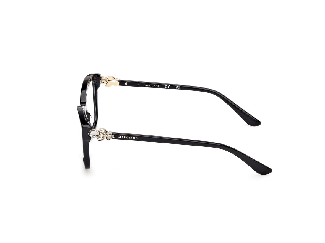 Occhiali da vista guess by marciano gm50050 001 negro rectangular femenino taglia 54mm - Vista dettagliata