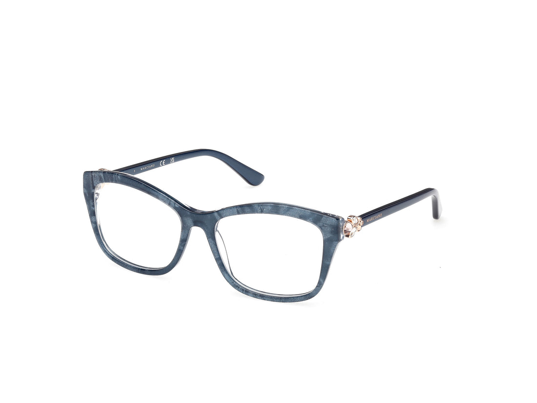 Occhiali da vista guess by marciano gm50050 092 azul rectangular femenino taglia 54mm - Vista principale