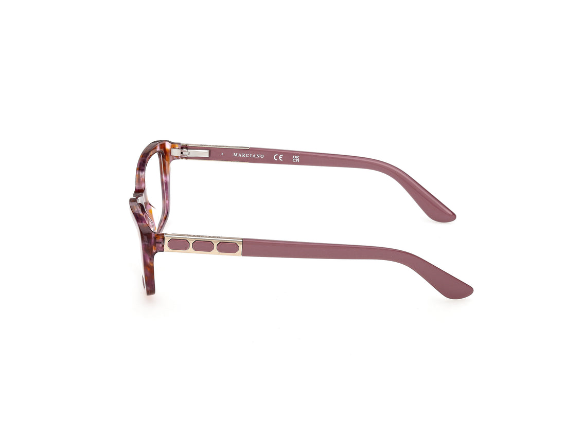Occhiali da vista guess by marciano gm50053 083 violeta rectangular femenino taglia 53mm - Vista dettagliata