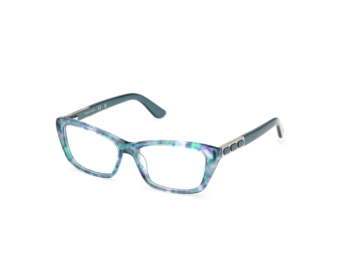 Occhiali da vista guess by marciano gm50053 089 azul rectangular femenino taglia 53mm - Vista principale