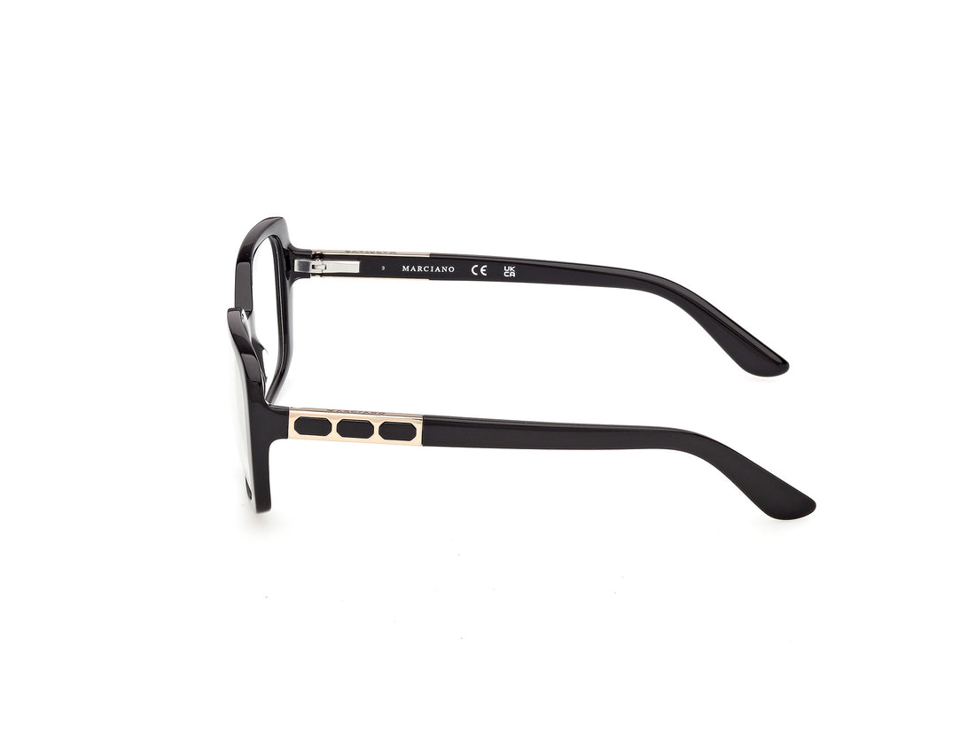 Occhiali da vista guess by marciano gm50054 001 negro square femenino taglia 53mm - Vista dettagliata