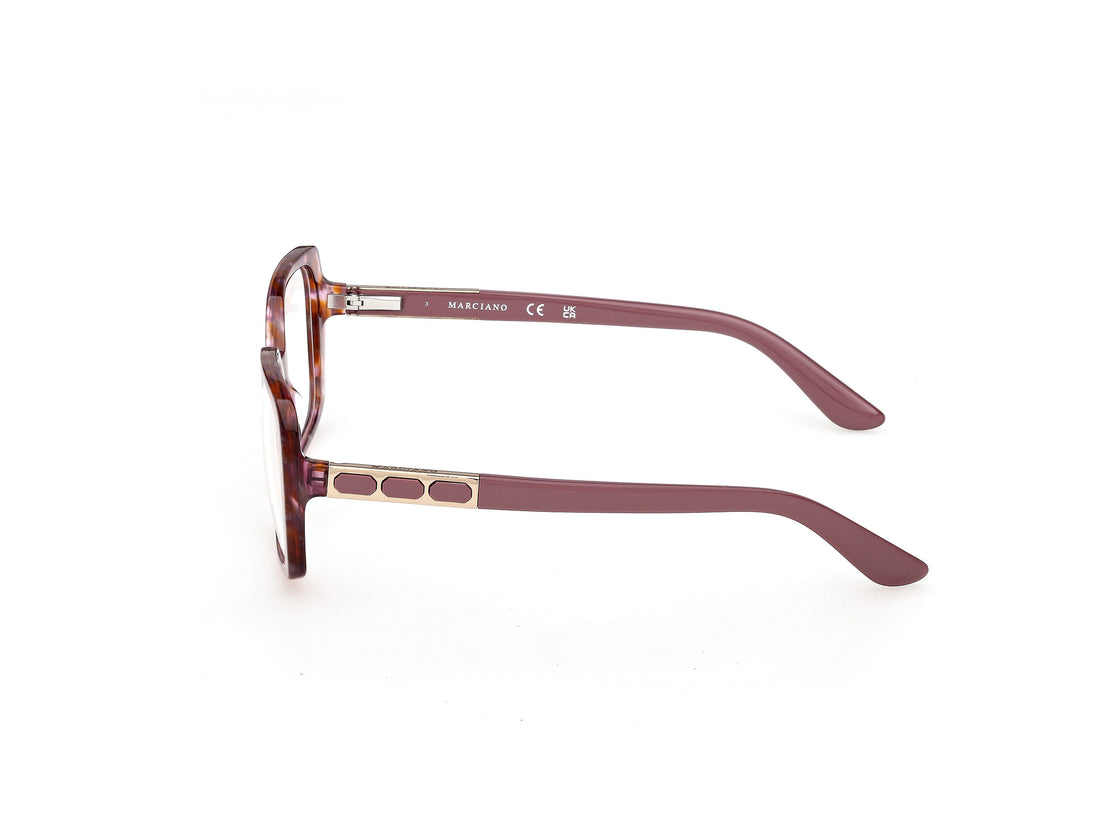 Occhiali da vista guess by marciano gm50054 083 violeta square femenino taglia 53mm - Vista dettagliata