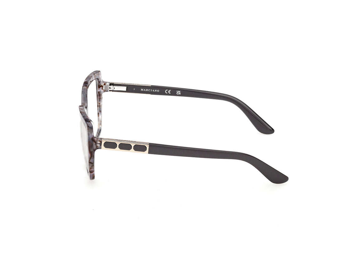 Occhiali da vista guess by marciano gm50055 020 gris square femenino taglia 55mm - Vista dettagliata