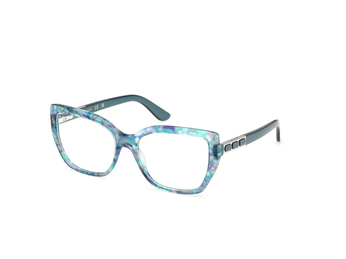Occhiali da vista guess by marciano gm50055 089 azul square femenino taglia 55mm - Vista principale
