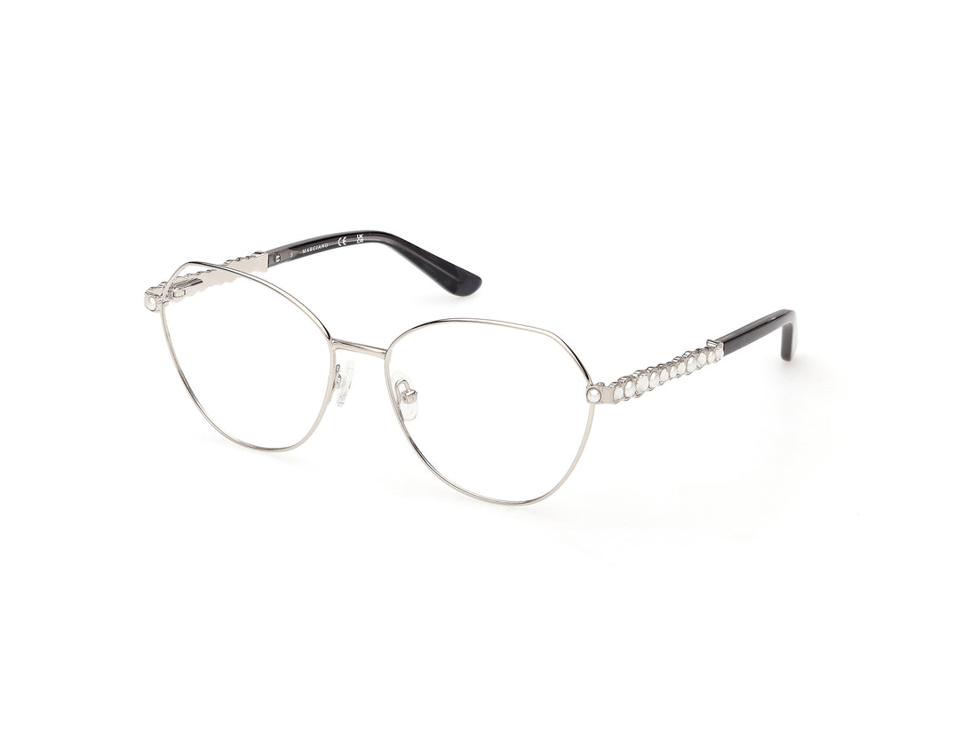Occhiali da vista guess by marciano gm50056 010 plateado round femenino taglia 56mm - Vista principale