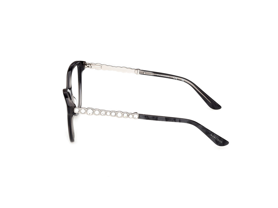 Occhiali da vista guess by marciano gm50060 005 negro cat eye femenino taglia 54mm - Vista dettagliata