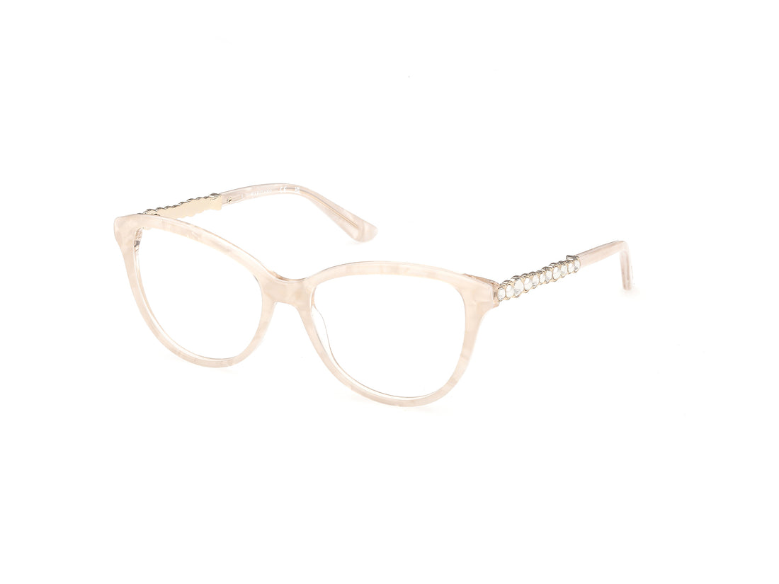 Occhiali da vista guess by marciano gm50060 059 beige cat eye femenino taglia 54mm - Vista principale