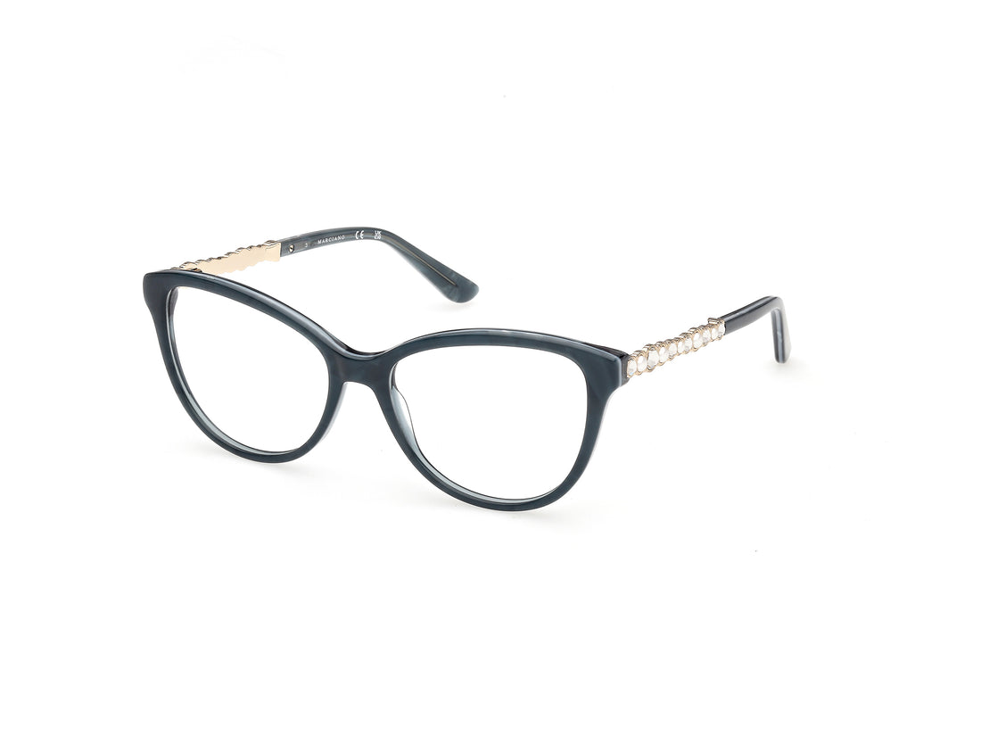 Occhiali da vista guess by marciano gm50060 089 azul cat eye femenino taglia 54mm - Vista principale
