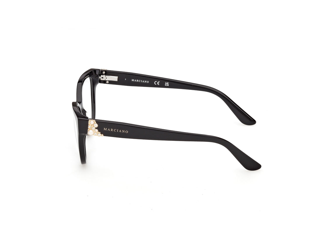Occhiali da vista guess by marciano gm50061 001 negro cat eye femenino taglia 53mm - Vista dettagliata