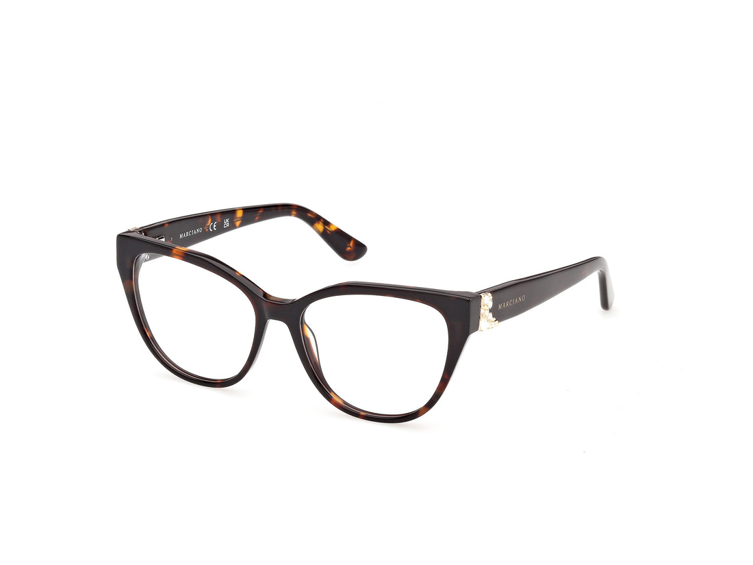 Occhiali da vista guess by marciano gm50061 052 havana cat eye femenino taglia 53mm - Vista principale