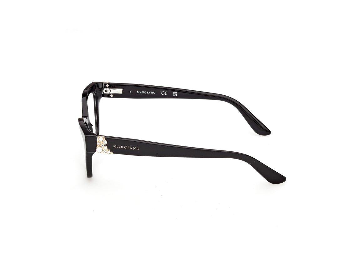 Occhiali da vista guess by marciano gm50062 001 negro cat eye femenino taglia 52mm - Vista dettagliata