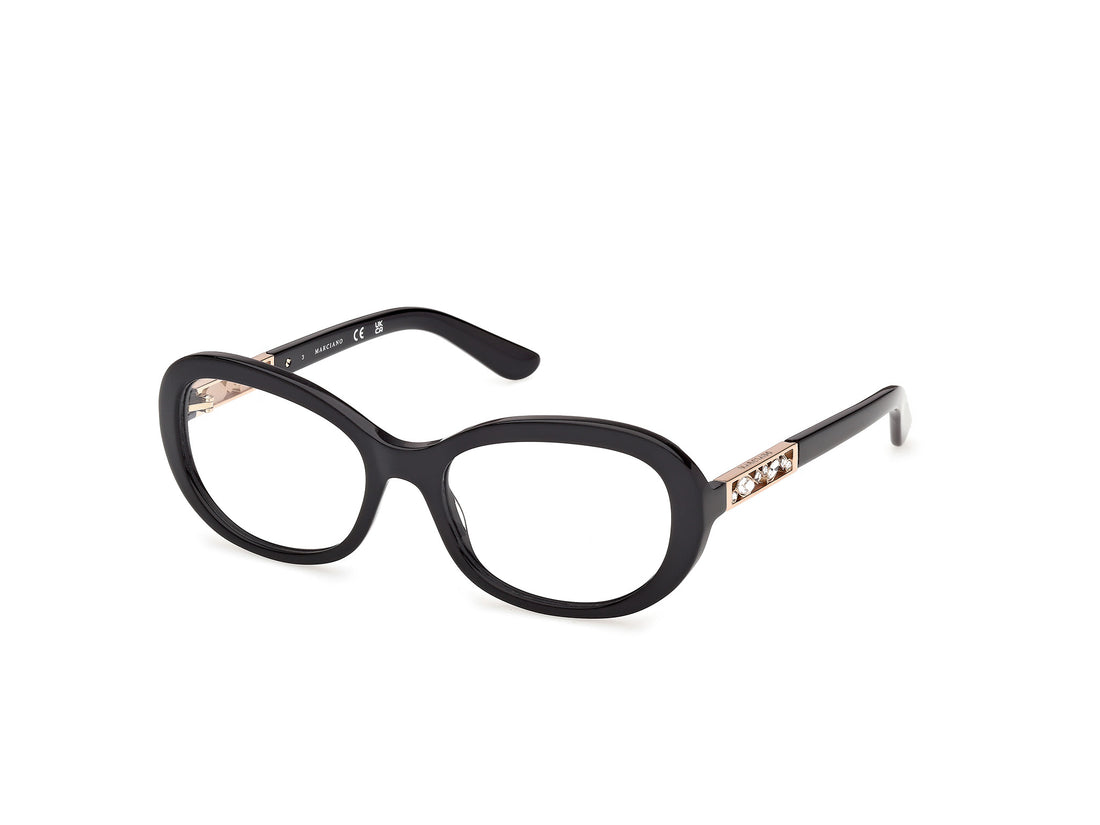 Occhiali da vista guess by marciano gm50065 001 negro oval femenino taglia 55mm - Vista principale