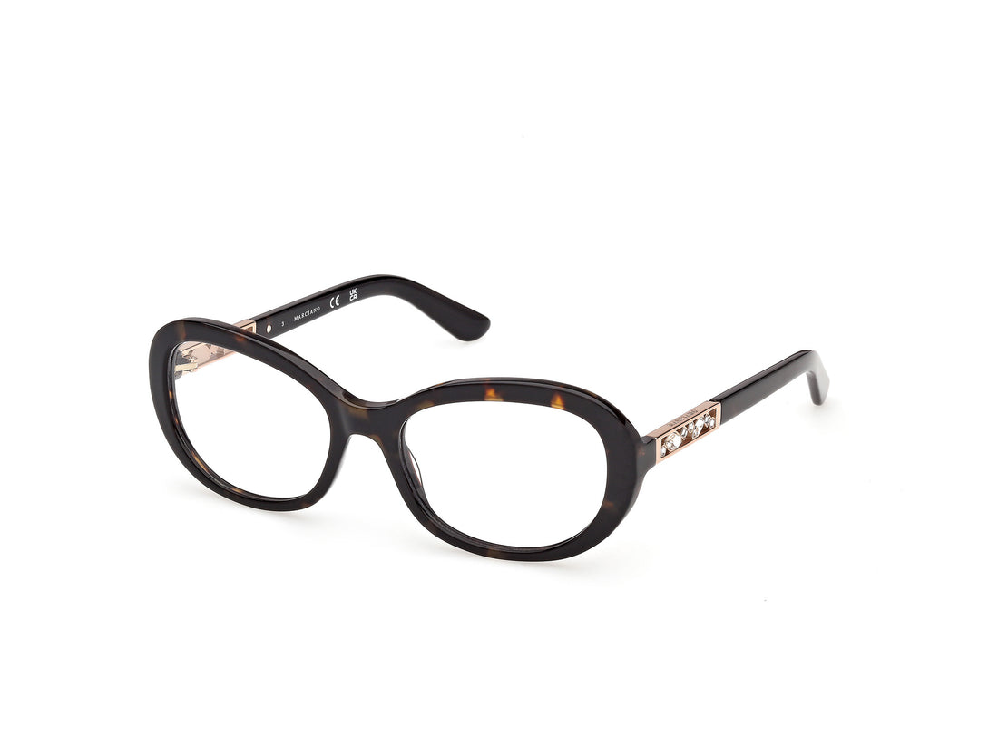Occhiali da vista guess by marciano gm50065 052 havana oval femenino taglia 55mm - Vista principale