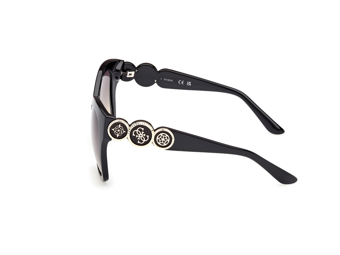 Occhiali da sole guess gu00197 05b negro butterfly femenino taglia 55mm - Vista dettagliata