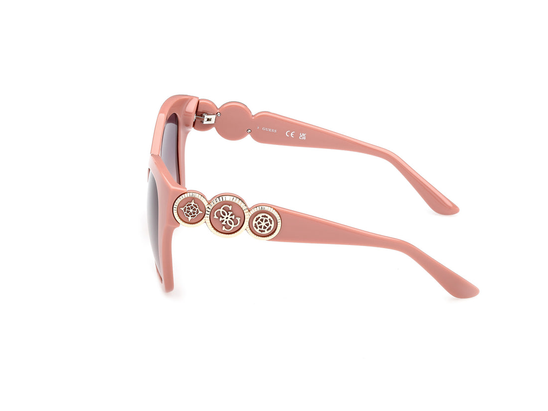 Occhiali da sole guess gu00197 72f rosa butterfly femenino taglia 55mm - Vista dettagliata