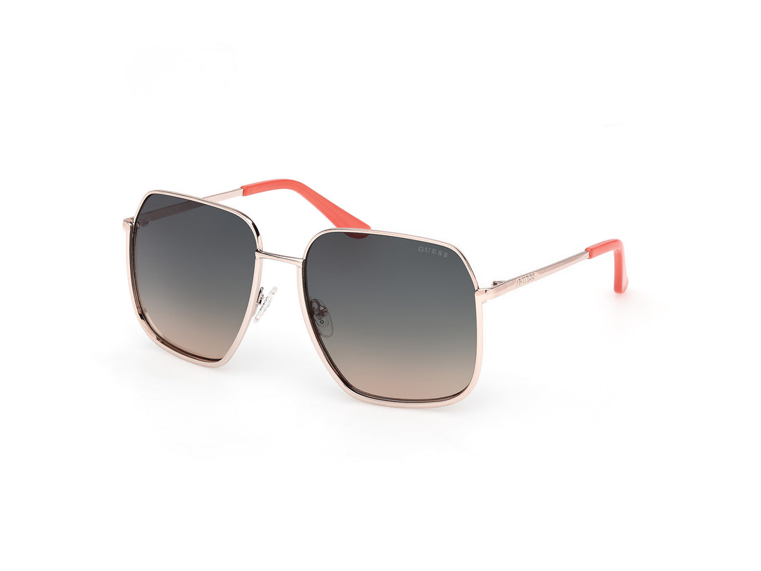 Óculos de sol guess gu00240 32f dorado square femenino tamanho 59mm - Vista principal