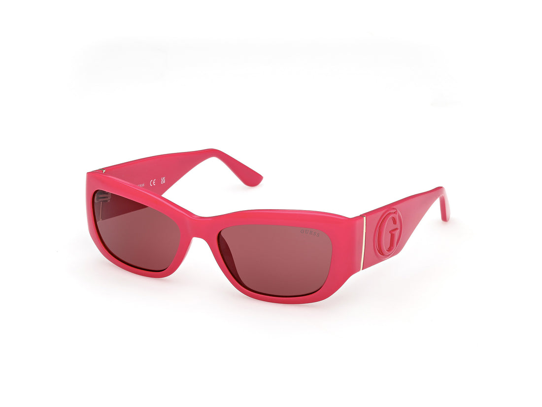 Óculos de sol guess gu00253 72s rosa rectangular femenino tamanho 56mm - Vista principal