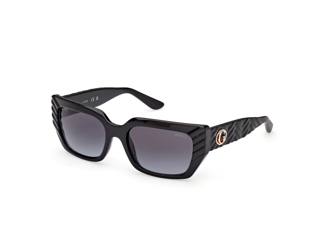 Óculos de sol guess gu00254 01b negro rectangular femenino tamanho 55mm - Vista principal