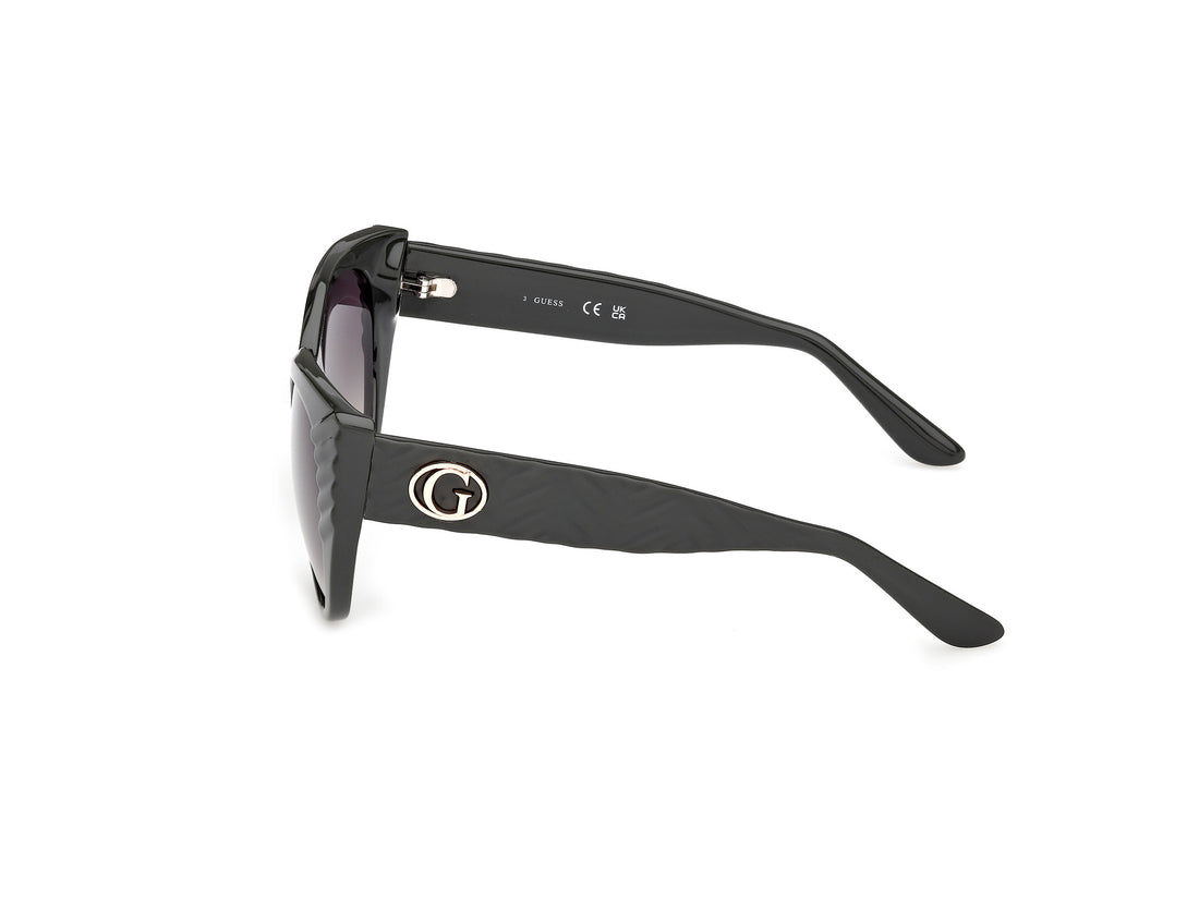 Óculos de sol guess gu00255 96p verde cat eye femenino tamanho 53mm - Vista de detalhe