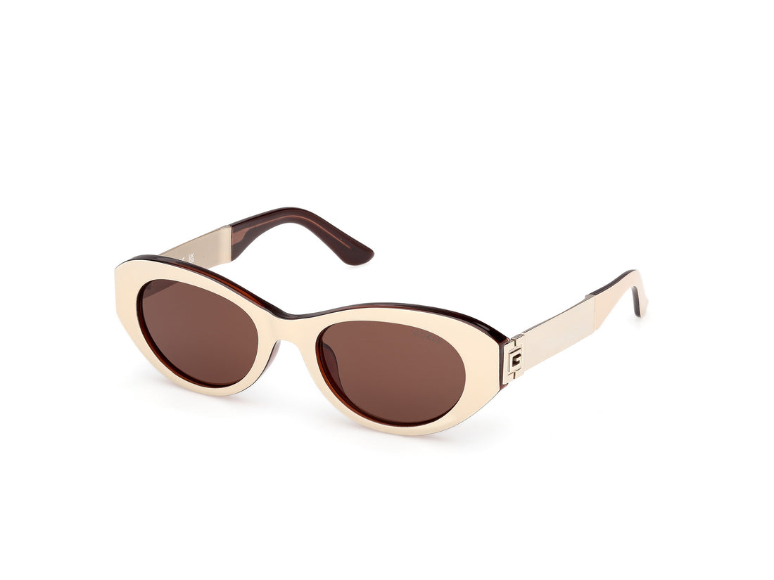 Sonnenbrillen guess gu00261-h 25e beige oval femenino größe 52mm - Hauptansicht