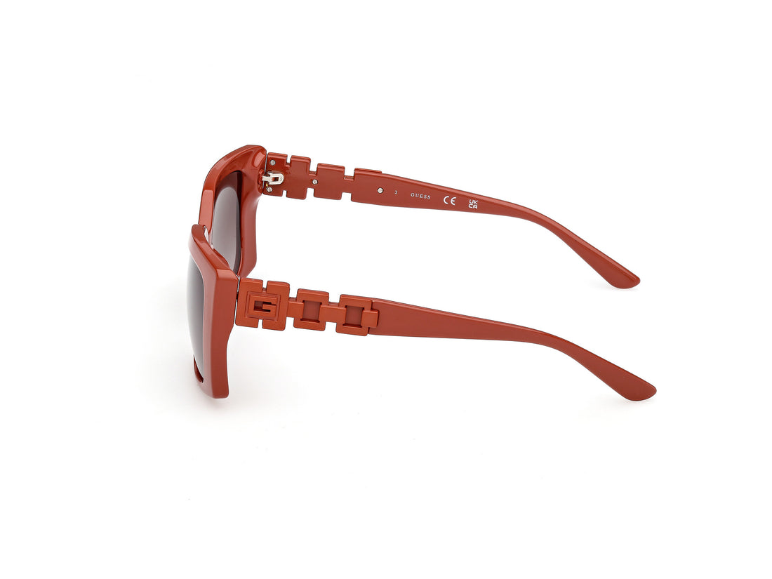 Sonnenbrillen guess gu00265-h 44f naranja rectangular femenino größe 55mm - Detailansicht