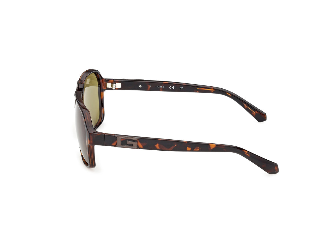 Gafas de sol guess gu00302 52n havana square masculino talla 59mm - Vista de detalle