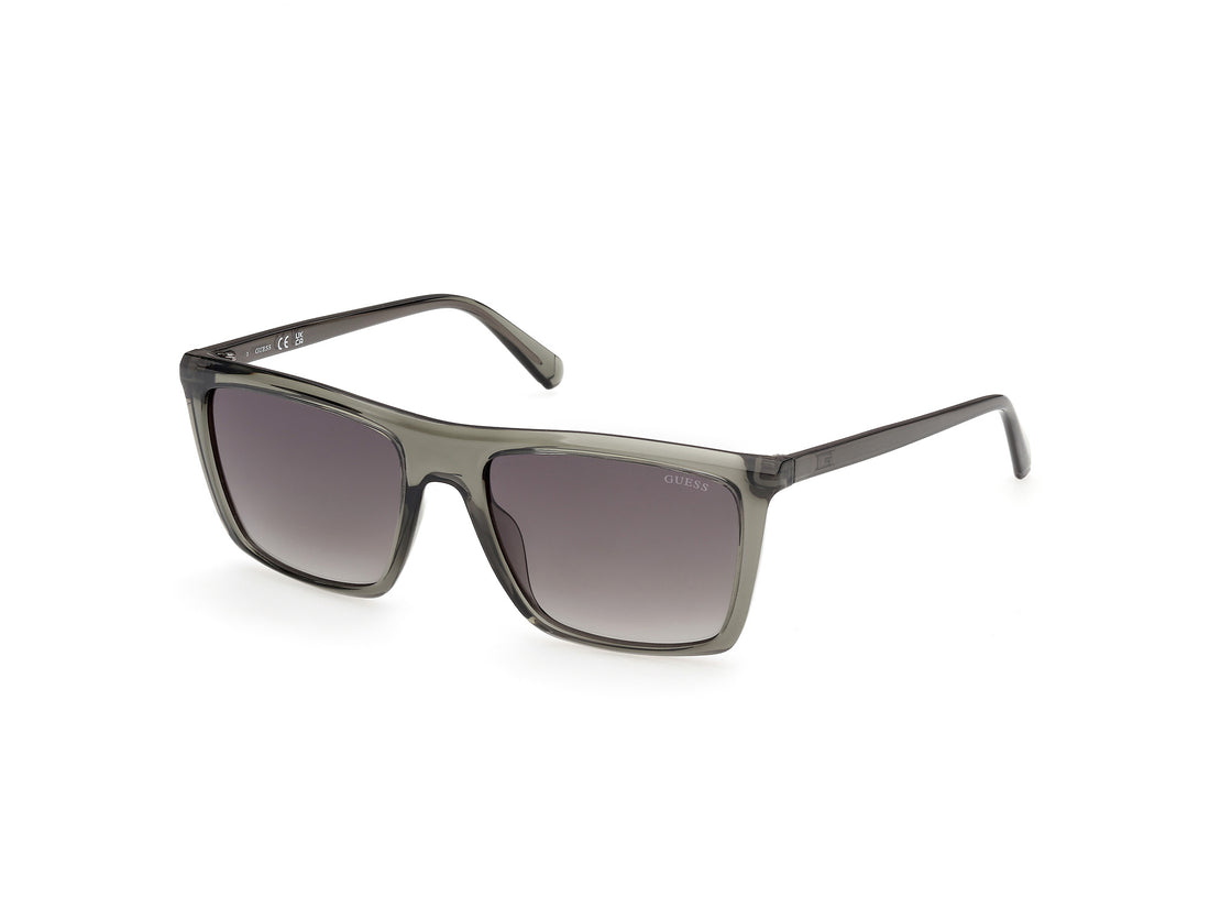 Occhiali da sole guess gu00313 96b verde square masculino taglia 55mm - Vista principale