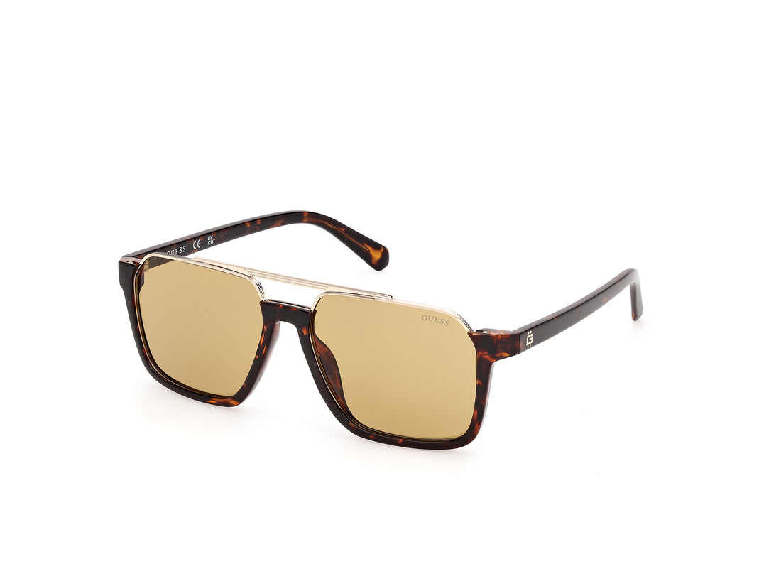 Solbriller guess gu00366 52e havana navigator masculino størrelse 57mm - Hovedvisning
