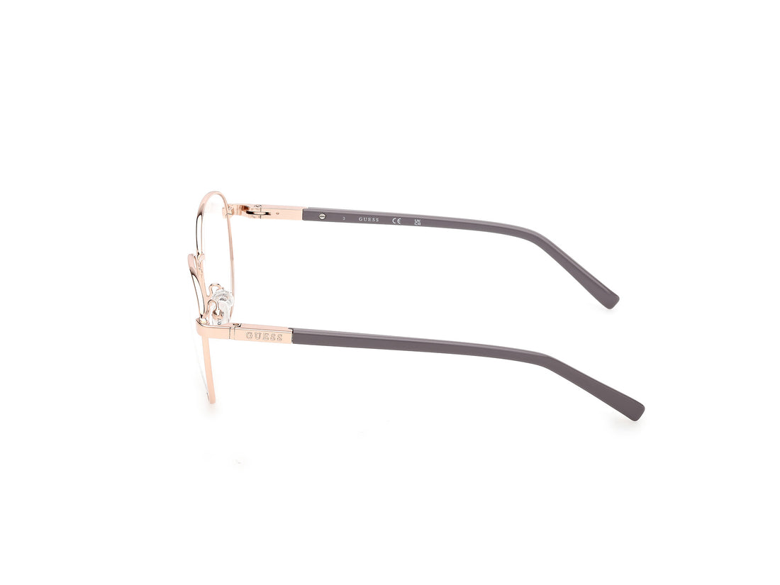 Brillen guess gu3037 020 round unisex größe 53mm - Detailansicht