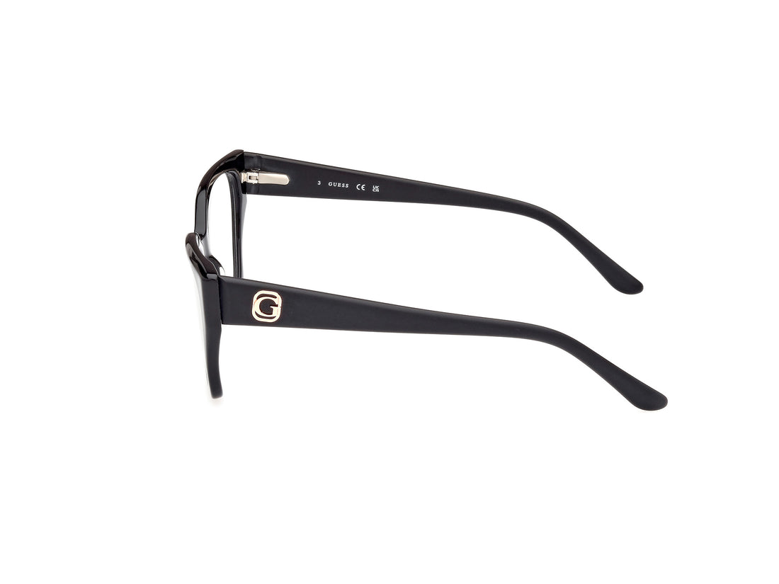 Brillen guess gu50112 001 negro femenino größe 55mm - Detailansicht