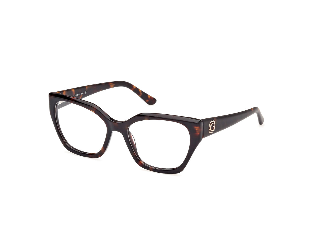 Prescription glasses guess gu50112 052 havana femenino size 51mm - Main view